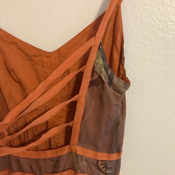 DA NANG RANGOON SILK LAYERED CORSET DRESS XS - Picture 6 of 11